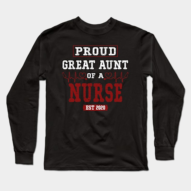 Proud Mom Of Freaking Awesome Great Aunt Daughter Gift Long Sleeve T-Shirt by caydennelders